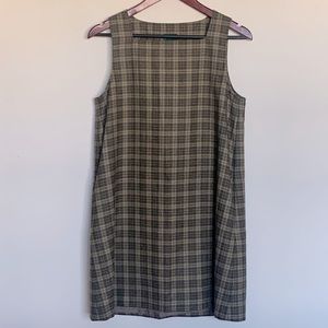 J CREW Plaid Wool Mini Dress